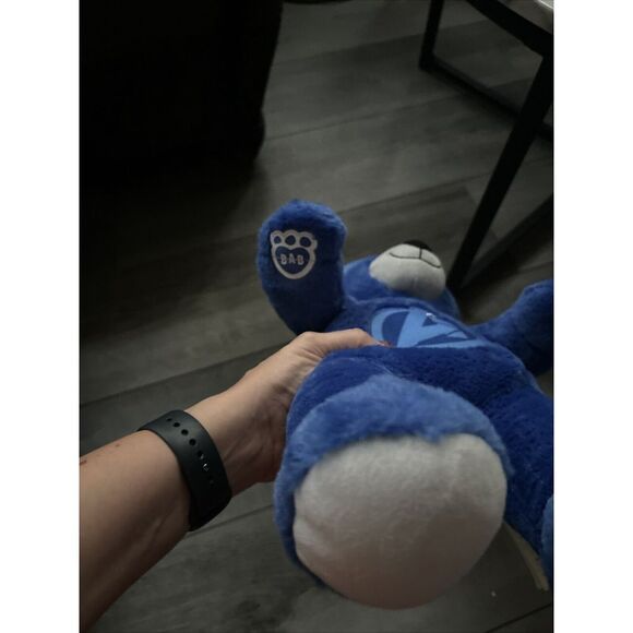 Build A Bear Marvel Avengers End Game Captain America Blue Plush Bear 16" - Picture 2 of 6